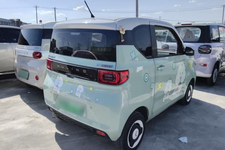 Used Wuling Hongguang MINIEV 2021 Macaron Fashion Model Lithium Iron Phosphate Rear Right 45 Deg
