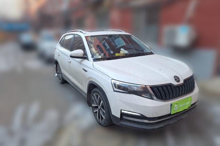 Used Skoda Kamiq 2018 1.5L Automatic Comfort Edition China VI Standard Front Right 45 Deg