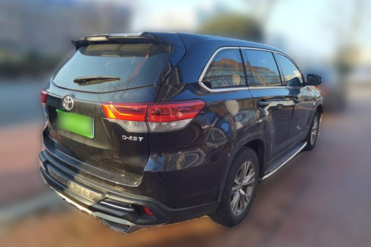 Used Toyota Highlander 2018 2.0T Two-Wheel Drive Elite Edition 7 Seats Emission Standard China V Rear Right 45 Deg