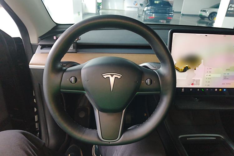 Used Tesla Model Y 2021 Standard Range Rear-Wheel Drive Version Steering Wheel
