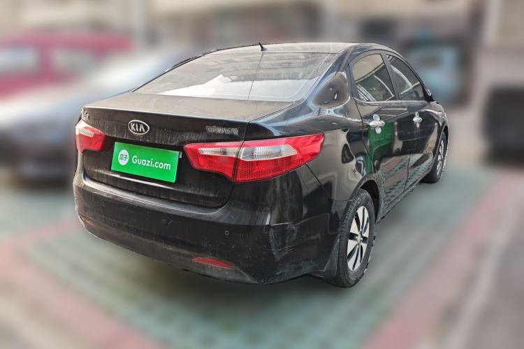 Used Kia K2 2011 Sedan 1.4L Manual Transmission GLS Rear Right 45 Deg