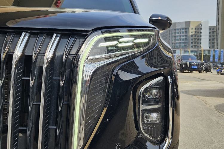 Used Hongqi HS7 PHEV 2024 2.0T PHEV Four-Wheel Drive Flagship Edition 6 Seats Left Front Headlight