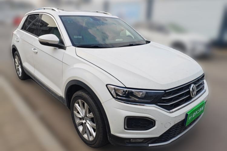 Used Volkswagen T-ROC 2019 230TSI DSG Two-Wheel-Drive Advanced Version China VI Standard Front Right 45 Deg