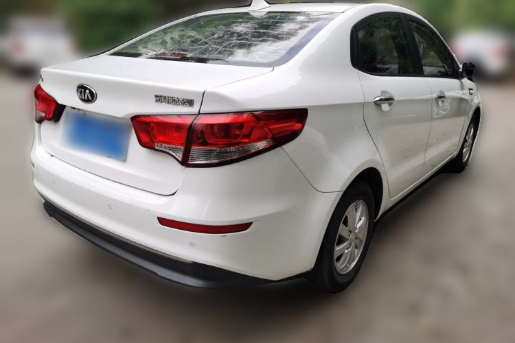 Used Kia K2 2015 Sedan 1.4L MT GLS Rear Right 45 Deg