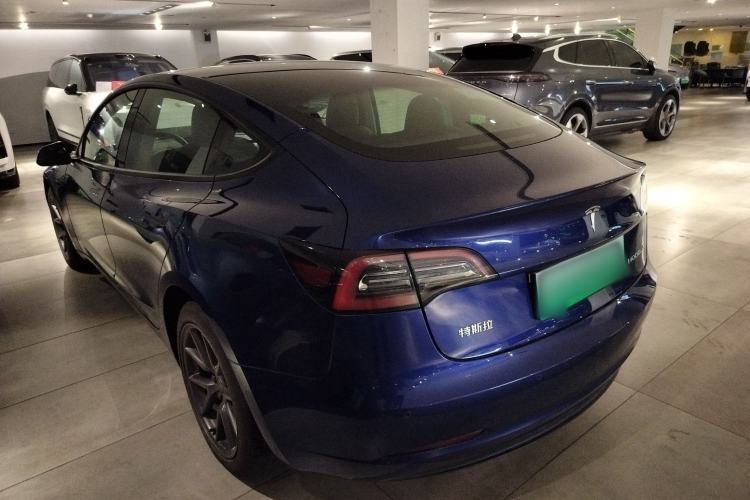 Used Tesla Model 3 2021 Standard Range Rear-Drive Upgraded Version Rear Left 45 Deg