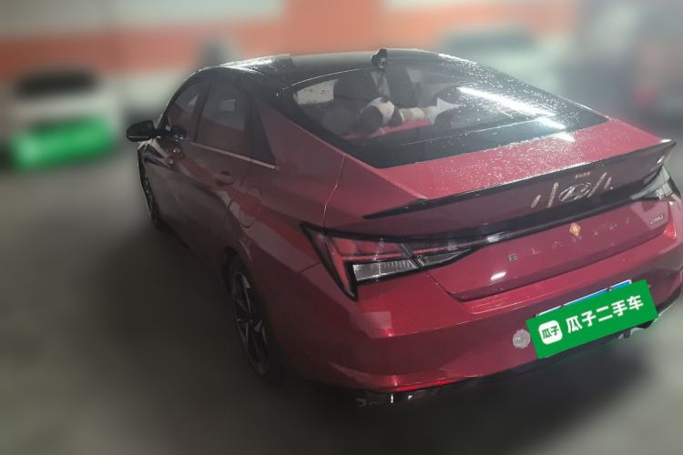 Used Hyundai Elantra 2021 240TGDi DCT TOP Flagship Edition Rear Left 45 Deg