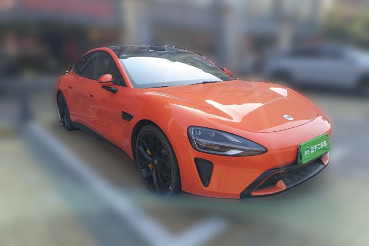 Used Xiaomi Auto SU7 2024 Four-Wheel Drive Ultra-Long Range Advanced Intelligent Driving Max Edition Front Right 45 Deg