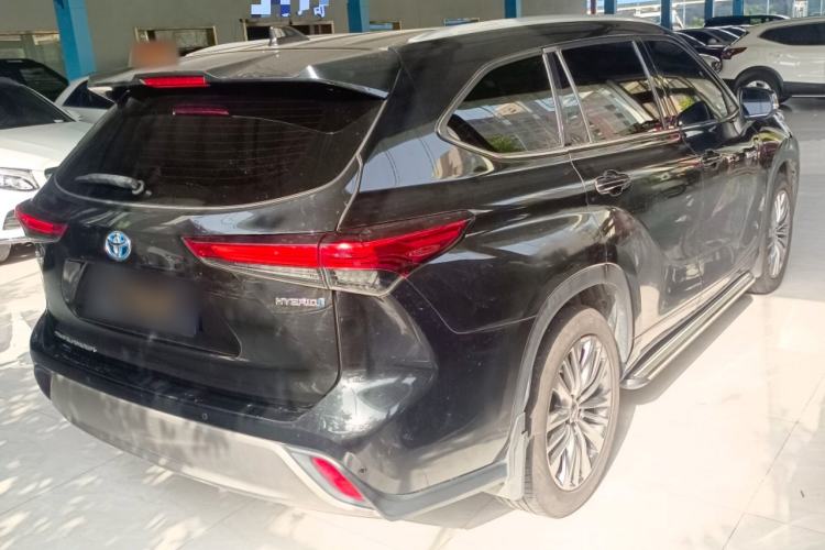 Used Toyota Highlander 2022 Dual-Engine 2.5L Two-Wheel Drive Prestige Edition 7-Seater Rear Right 45 Deg