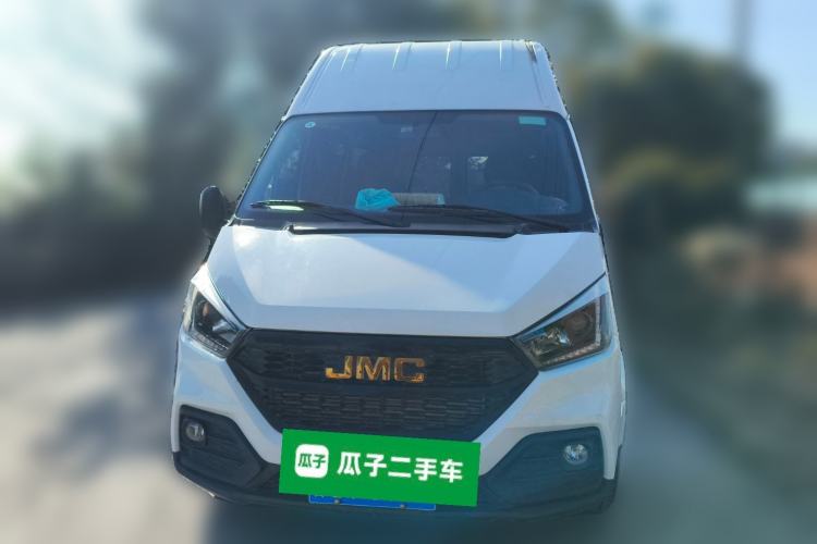 Used JMC Transit 2021 2.8T Space King Standard Version Long Wheelbase Mid-Height Roof Rear Single Tire – Step 6-Seater Diesel China VI Emission Standard JX493
