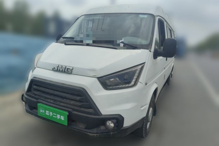 Used JMC Transit 2019 2.8T Commercial Version Long Wheelbase Mid-Roof 6-Seater Rear Single Tire China VI Emission Standard – JX493