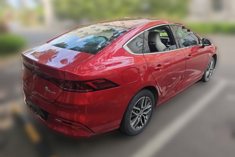 Used BYD Qin PLUS 2021 EV 400KM Luxury Model Rear Right 45 Deg