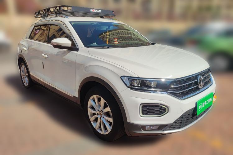 Used Volkswagen T-ROC 2018 230TSI DSG Two-Wheel Drive Advanced Version China V Standard Front Right 45 Deg