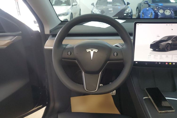 Used Tesla Model Y 2022 Performance High-Performance All-Wheel-Drive Version Steering Wheel