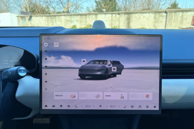 Used Zeekr 007 2024 Four-Wheel Drive Version 75 kWh Audio And AC Panel