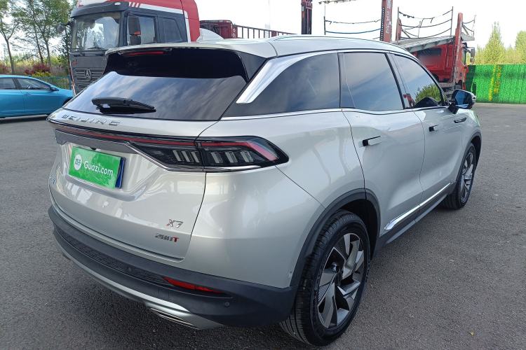 Used BAIC Beijing X7 2020 1.5TD DCT Leading Edition Rear Right 45 Deg