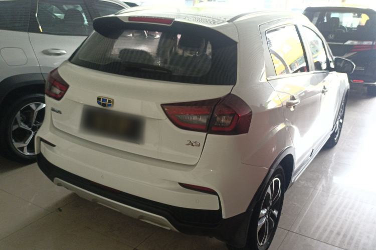 Used Geely Auto Vision X3 2019 Upgraded Model 1.5L Manual Elite Version Rear Right 45 Deg