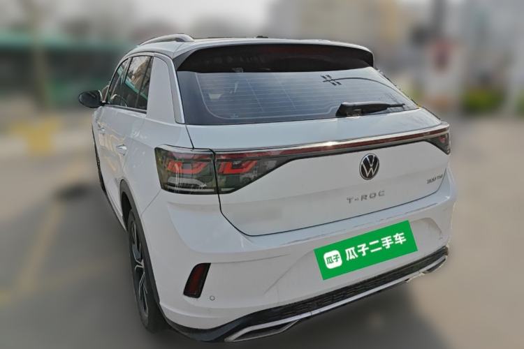 Used Volkswagen T-ROC 2023 300TSI DSG Two-Wheel-Drive Chen Guang Edition Rear Left 45 Deg