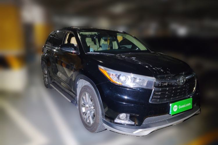 Used Toyota Highlander 2017 2.0T Four-Wheel Drive Elite Edition 7-Seater Front Right 45 Deg