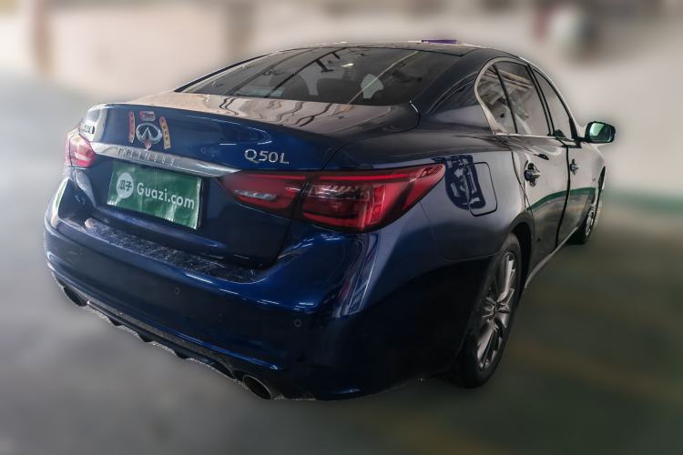 Used Infiniti Q50L 2018 2.0T Enjoyment Version China VI Standard Rear Right 45 Deg