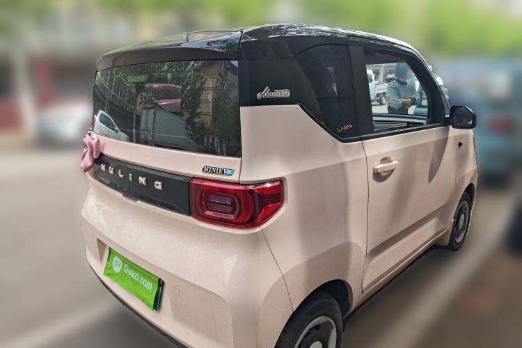 Used Wuling Hongguang MINIEV 2021 Macaron Premium Model – Lithium Iron Phosphate Rear Right 45 Deg
