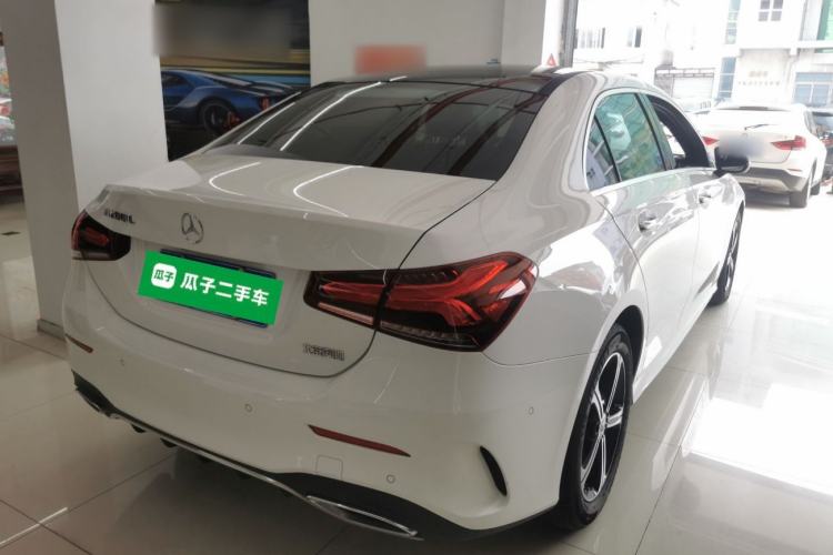 Used Mercedes-Benz A-Class 2022 Restyled A 200 L Sport Sedan Dynamic Version Rear Right 45 Deg