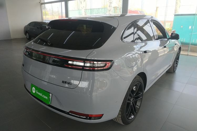 Used Hima AITO M5 2025 Extended-Range Ultra All-Wheel-Drive Version Rear Right 45 Deg