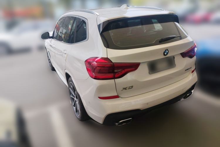 Used BMW X3 2020 xDrive30i Luxury Model with M Sport Package Rear Left 45 Deg