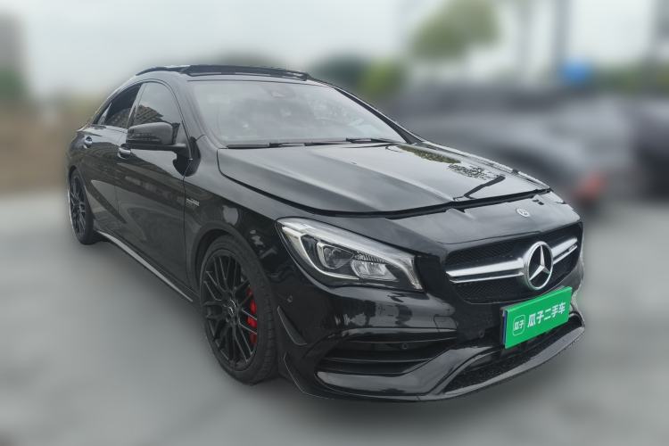 Used Mercedes-Benz CLA AMG 2017 Facelift AMG CLA 45 4MATIC Front Right 45 Deg
