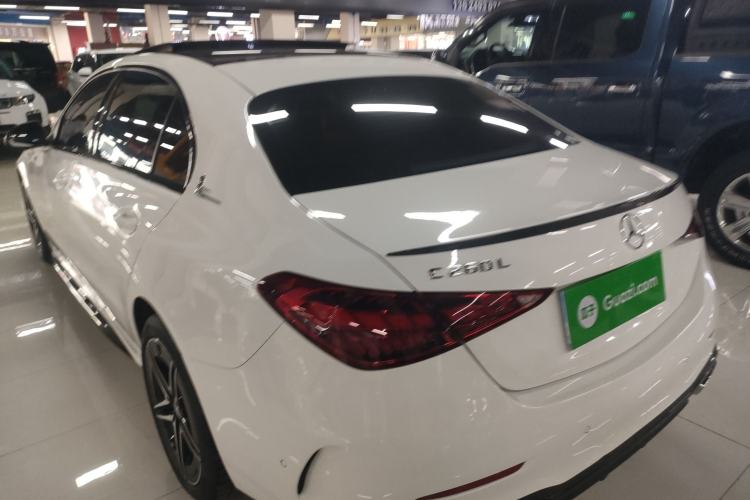 Used Mercedes-Benz C-Class 2023 Restyled C 260 L Night Edition Sports Version Rear Left 45 Deg