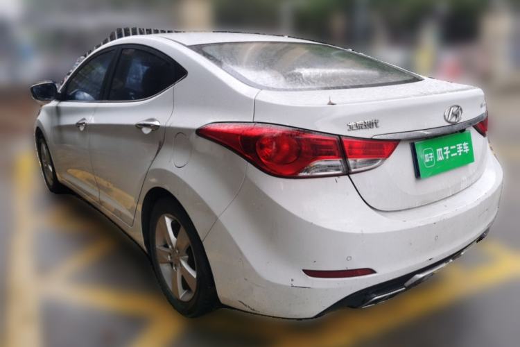 Used Hyundai Elantra (5th Generation / Langdong) 2013 1.6L Automatic Leading Model Rear Left 45 Deg
