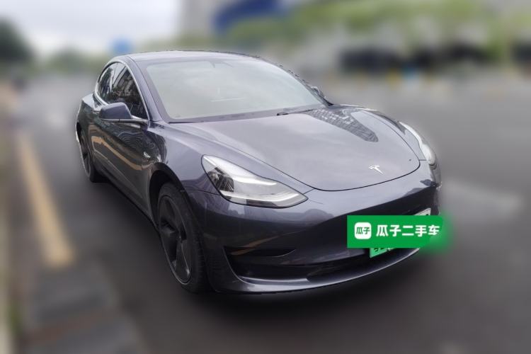 Used Tesla Model 3 2019 Standard Range Rear-Drive Upgraded Version Front Right 45 Deg