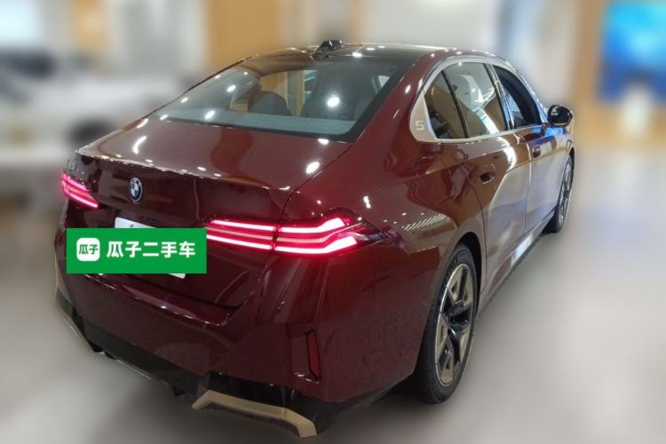 Used BMW i5 2024 eDrive 35L Luxury Model with M Sport Package Rear Right 45 Deg