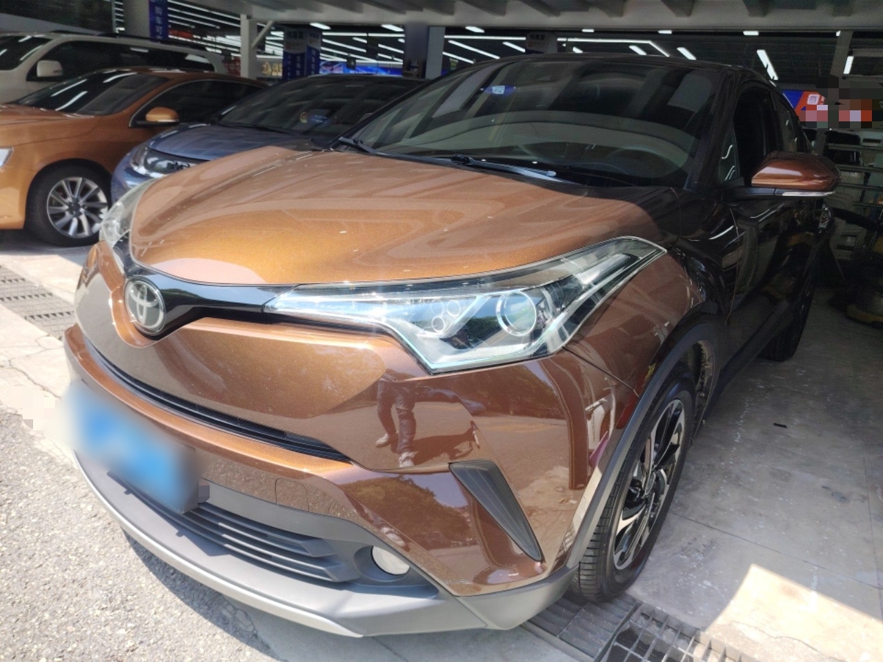 تحت مقدمة السيارة