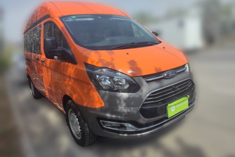 Used Ford Transit 2019 2.0T Gasoline Automatic Multi-Function Commercial Vehicle Mid-Roof 6-Seater China VI Standard Front Right 45 Deg
