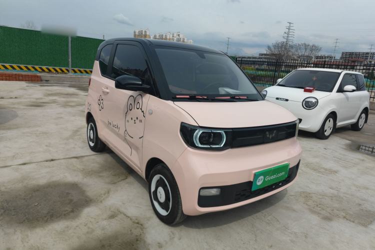 Used Wuling Hongguang MINIEV 2022 Macaron Premium Model – Lithium Ternary Battery Front Right 45 Deg