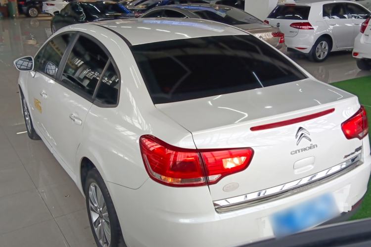 Used Citroen C-Quatre 2013 Sedan 1.6L Manual - Prestige Model Rear Left 45 Deg