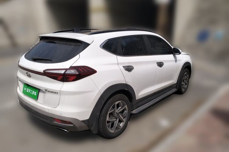 Used Hyundai Tucson 2019 280TGDi Dual-Clutch Two-Wheel Drive Fashion Edition China V Standard Rear Right 45 Deg