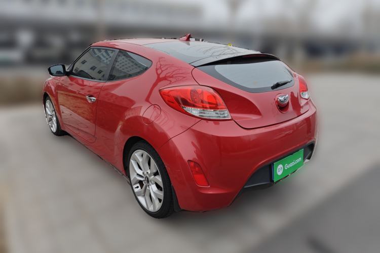 Used Hyundai Veloster 2011 1.6L Automatic Luxury Edition Rear Left 45 Deg