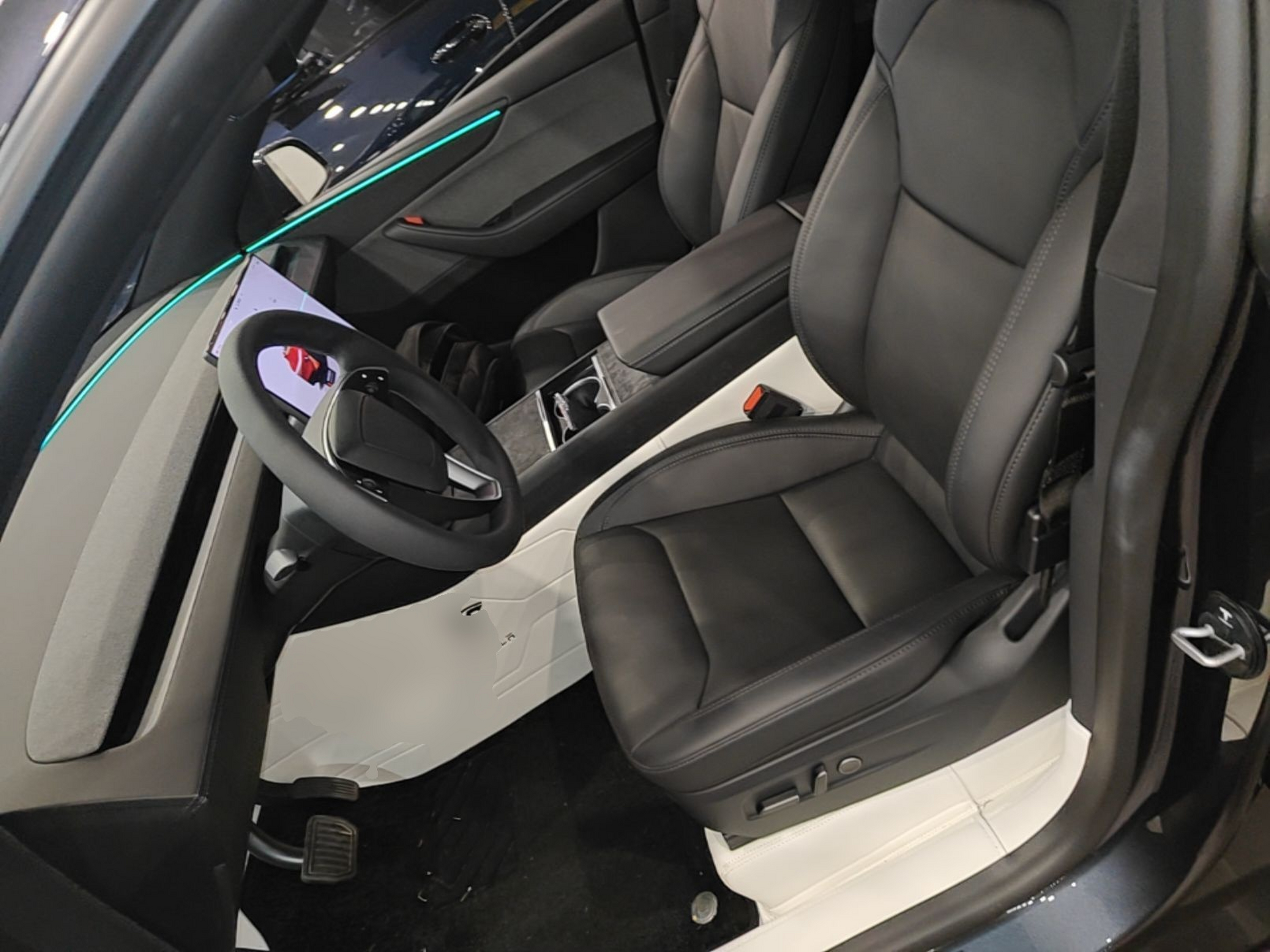 Vordere Reihe im Auto