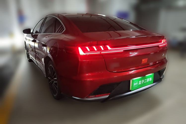 Used BYD Han 2020 EV Long-Range Luxury Model Rear Left 45 Deg