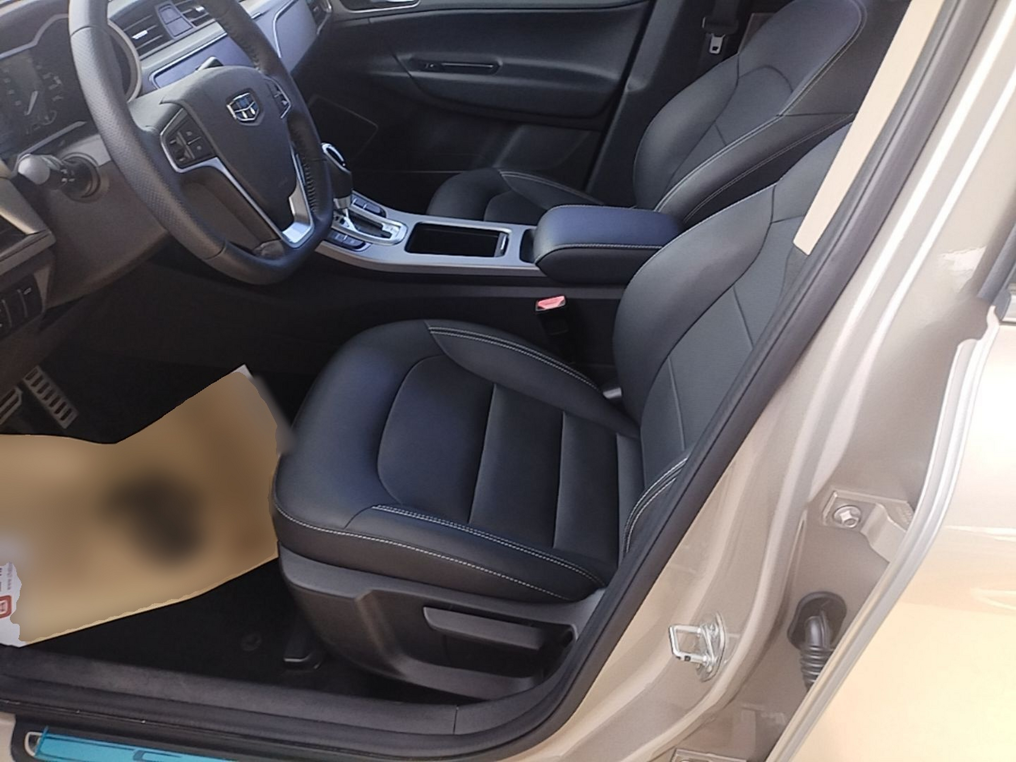 Vordere Reihe im Auto