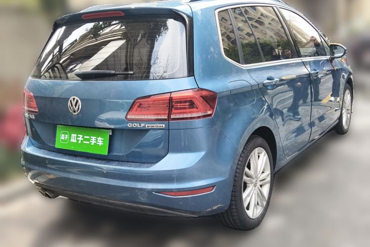 Used Volkswagen Golf Sportsvan 2016 280TSI Automatic Flagship Model Rear Right 45 Deg