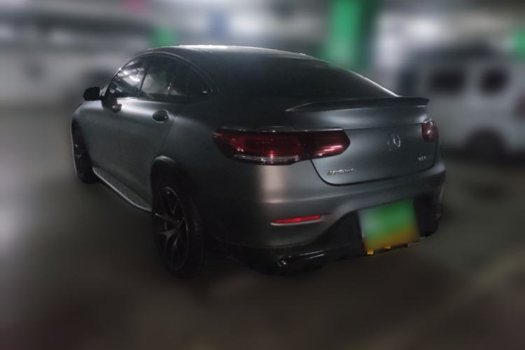 Used Mercedes-Benz GLC Coupe AMG 2020 AMG GLC 43 4MATIC Coupe SUV Rear Left 45 Deg