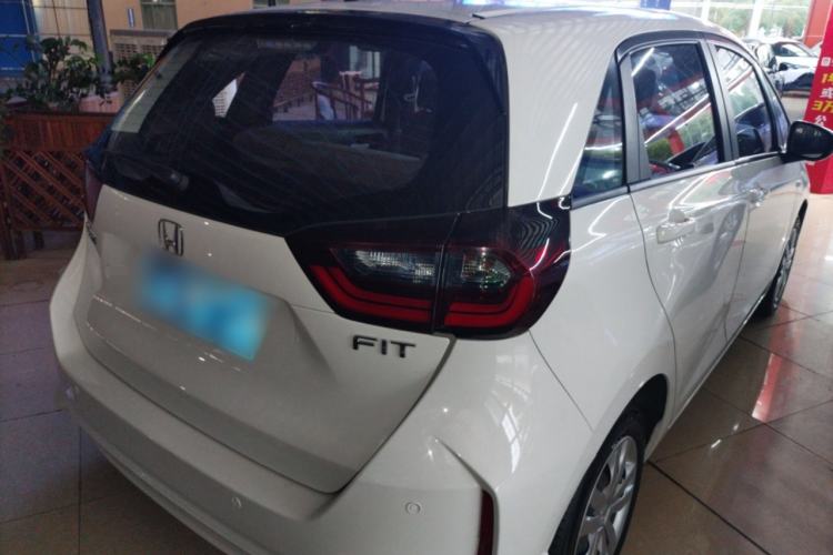 Used Honda Fit 2021 1.5L CVT Trend Edition Rear Right 45 Deg