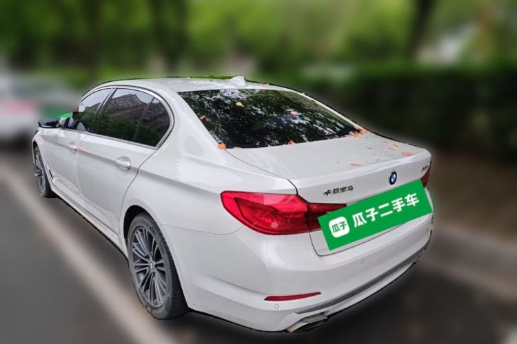 Used BMW 5 Series 2019 525Li Luxury Package Rear Left 45 Deg