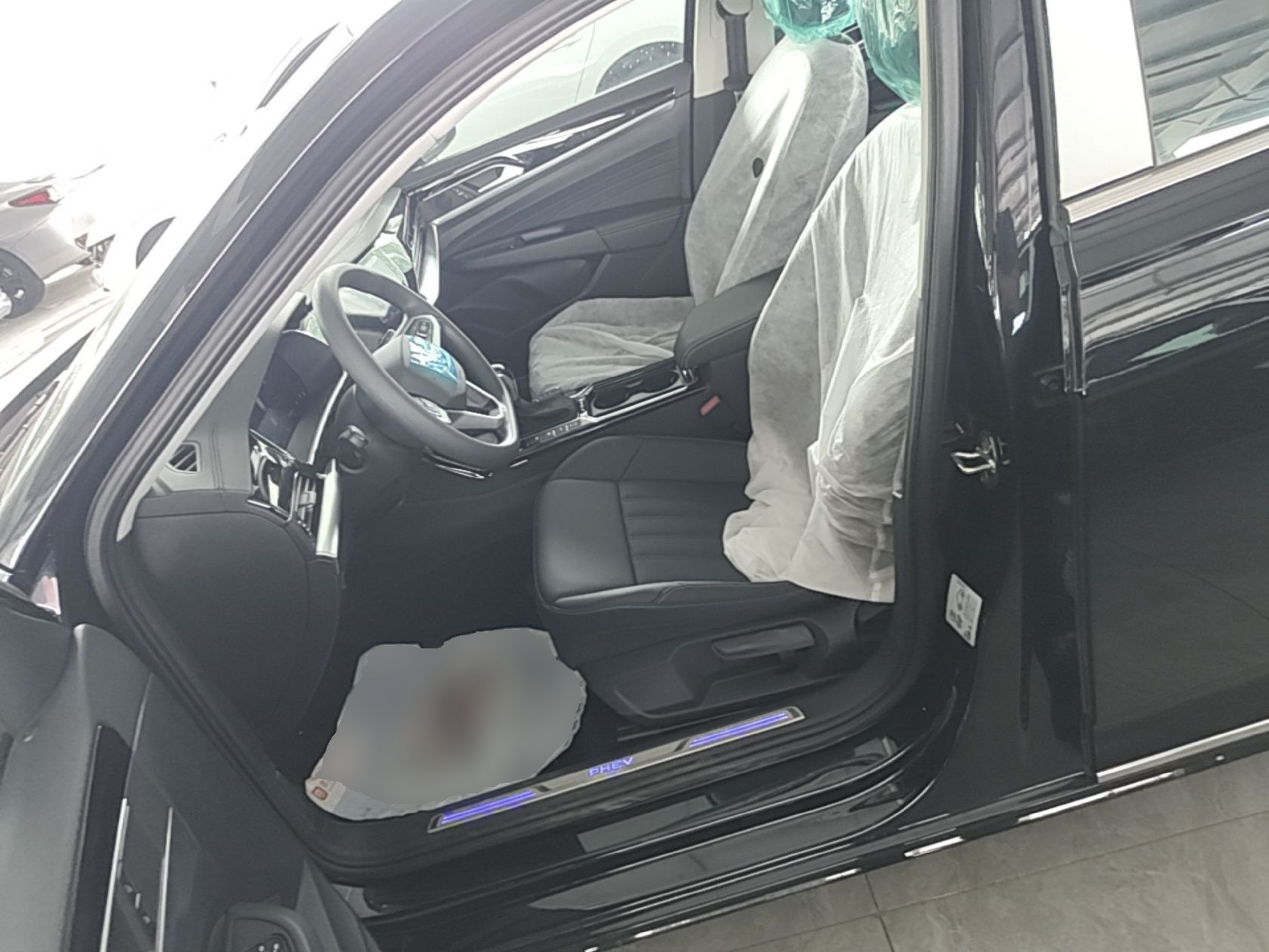 Vordere Reihe im Auto