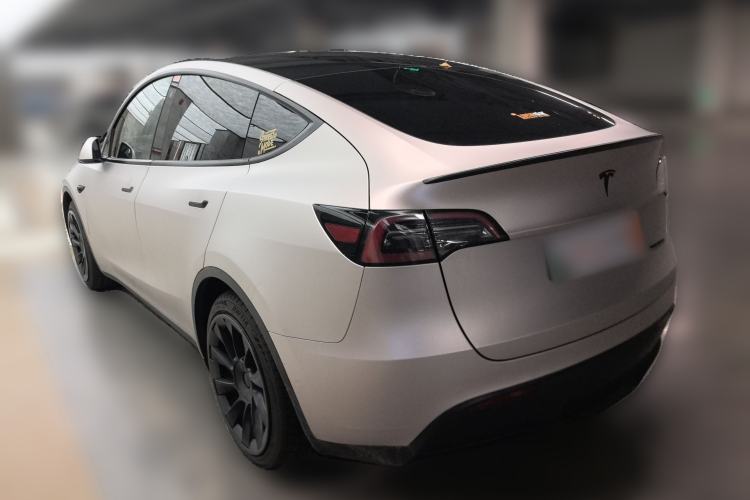 Used Tesla Model Y 2021 Standard Range Rear-Wheel Drive Version Rear Left 45 Deg