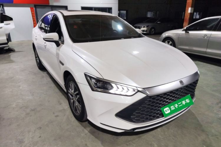 Used BYD Qin PLUS 2021 DM-i 55KM Flagship Model Front Right 45 Deg