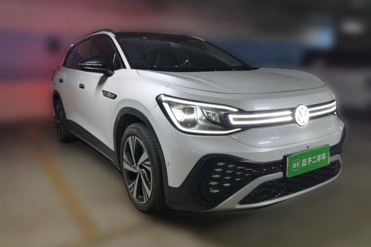 Used Volkswagen ID.6 CROZZ 2022 Long-Range Lite PRO Edition Front Right 45 Deg