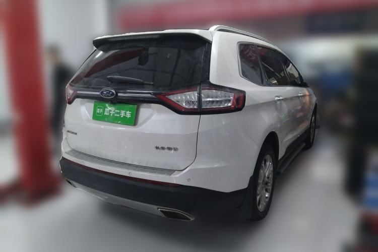 Used Ford Edge 2016 EcoBoost 245 Two-Wheel-Drive Titanium 7-Seater Rear Right 45 Deg